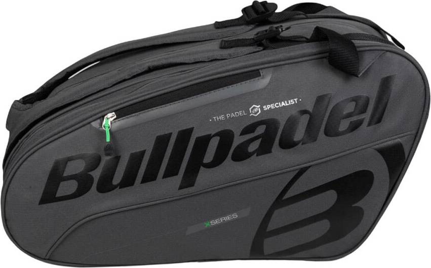 Bullpadel Black Racket Bag With Pockets