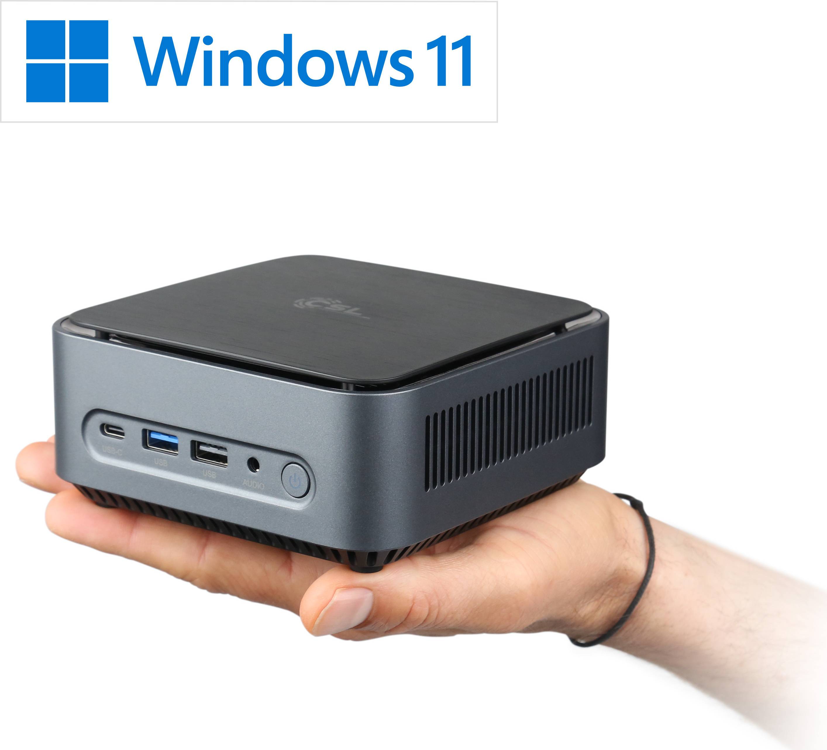 Windows 11 home CSL Mini PC Narrow Box Premium Windows 11 Home