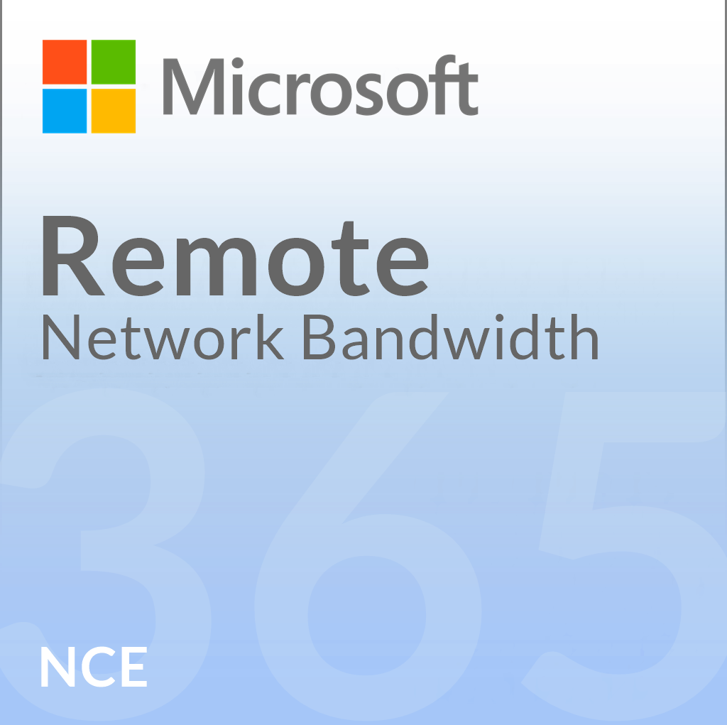 Microsoft Remote Network Bandwidth NCE