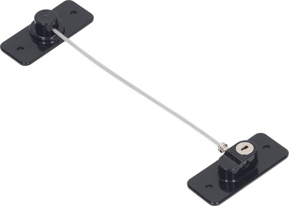 Childproof Window Restrictor 360 Rotatable Black