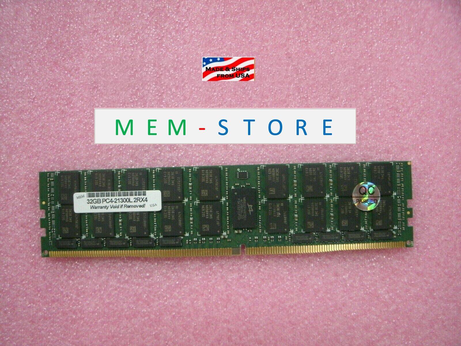 MB 32GB DDR4 2666MHz LRDIMM RAM Dell Poweredge R640 R740