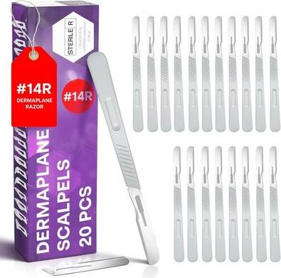 Disposable 14r Dermaplaning Razors Pack
