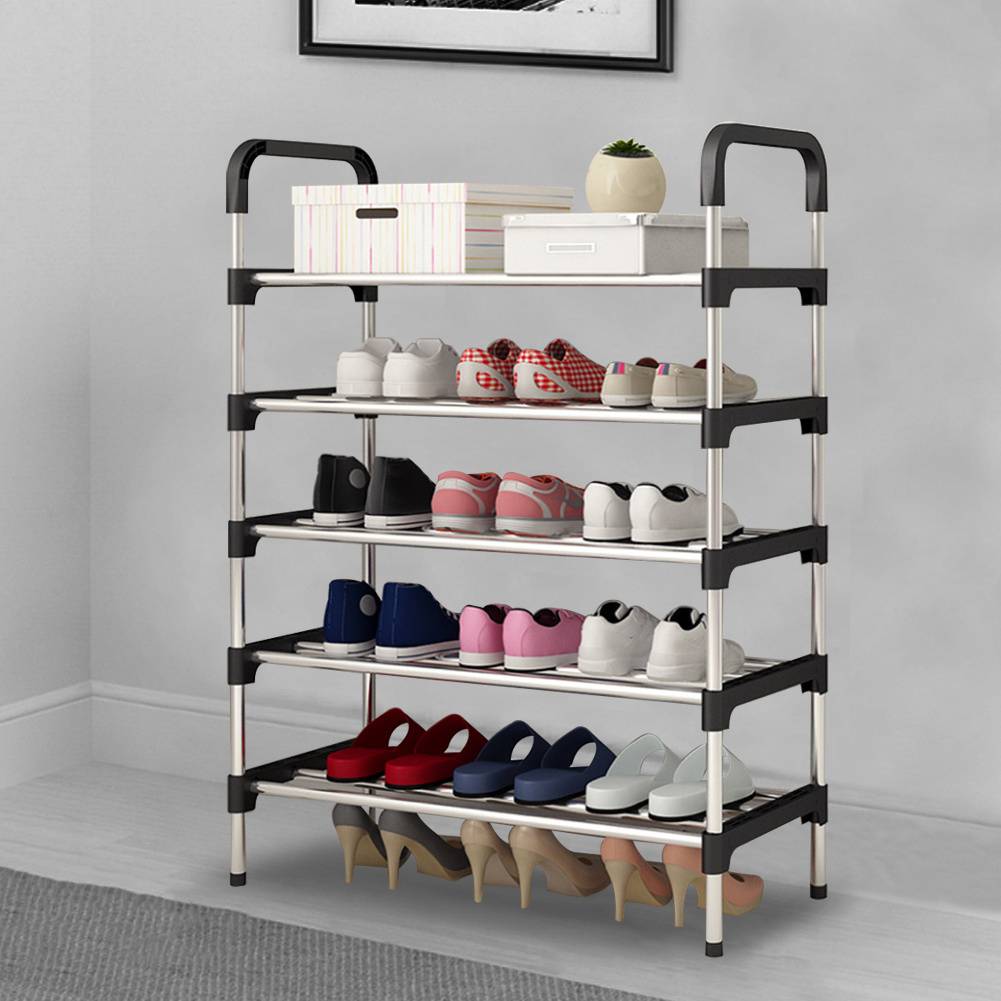 Temu Versatile 5 Tier Tall Storage Shoe Rack