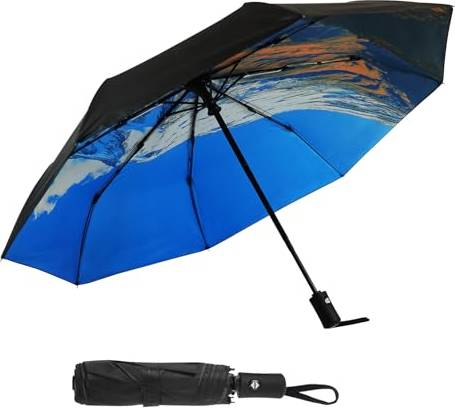 SY Compact Travel Umbrella Windproof Automatic Unbreakable - Factory Direct