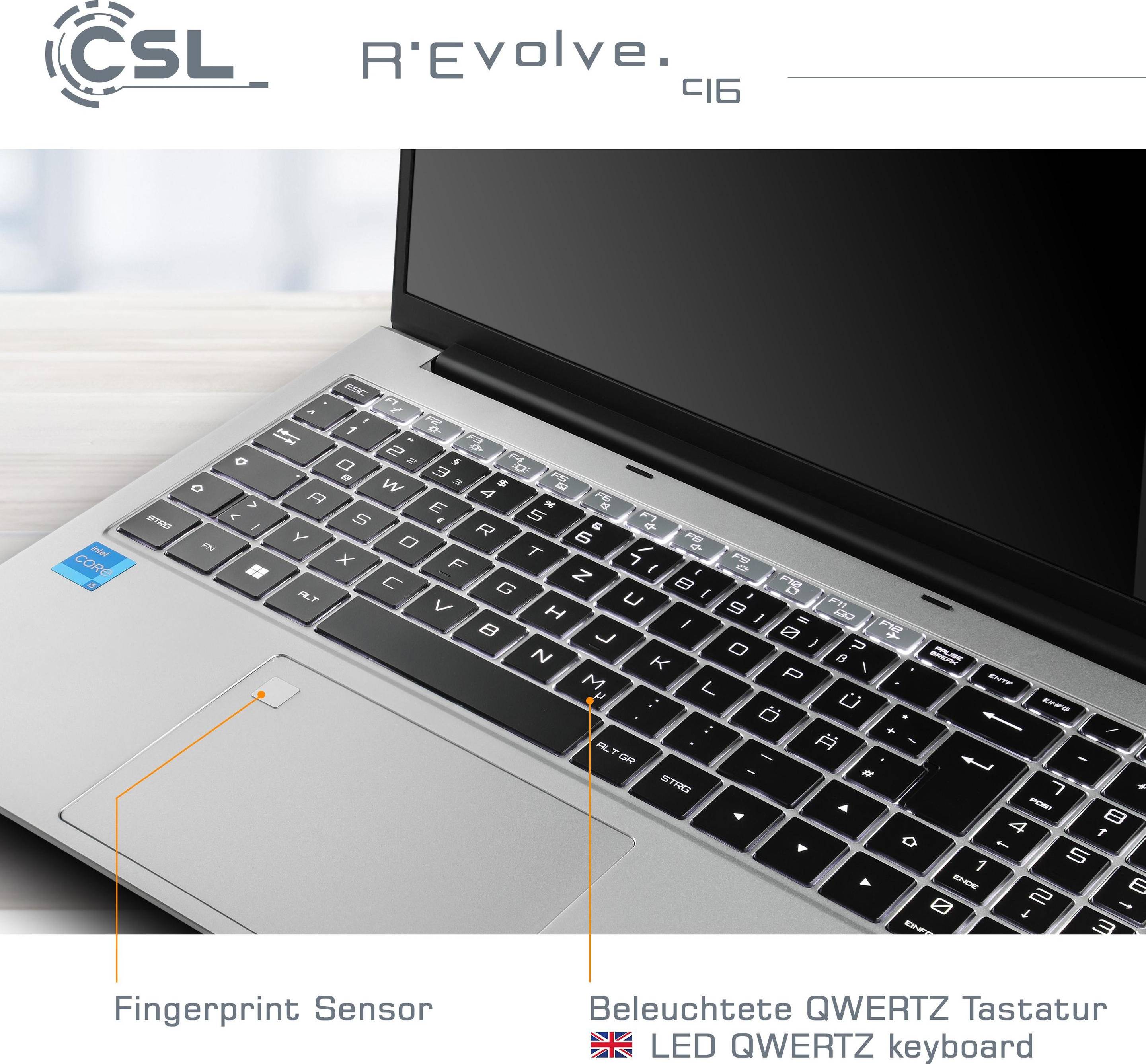 CSL Notebook R'Evolve C16 16 Inch 1000 GB SSD