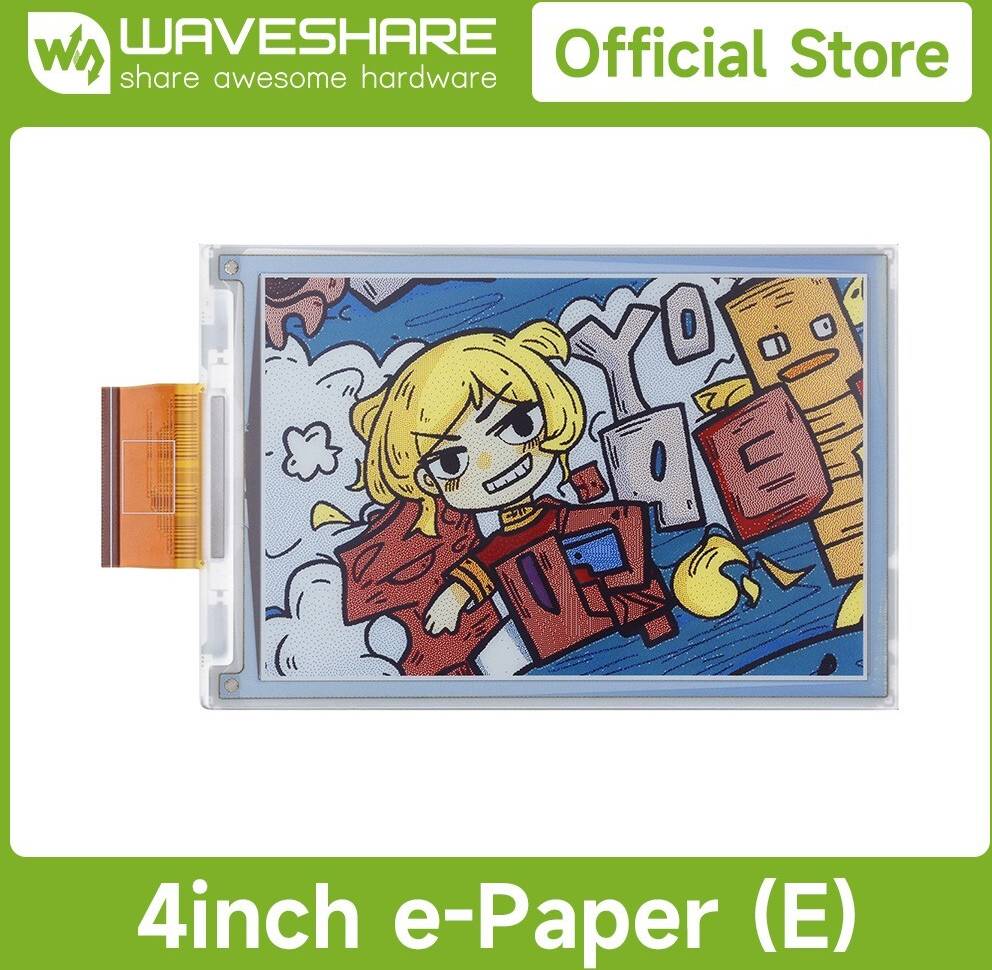 4 Inch E Ink Spectra 6 Full Color E-Paper Display