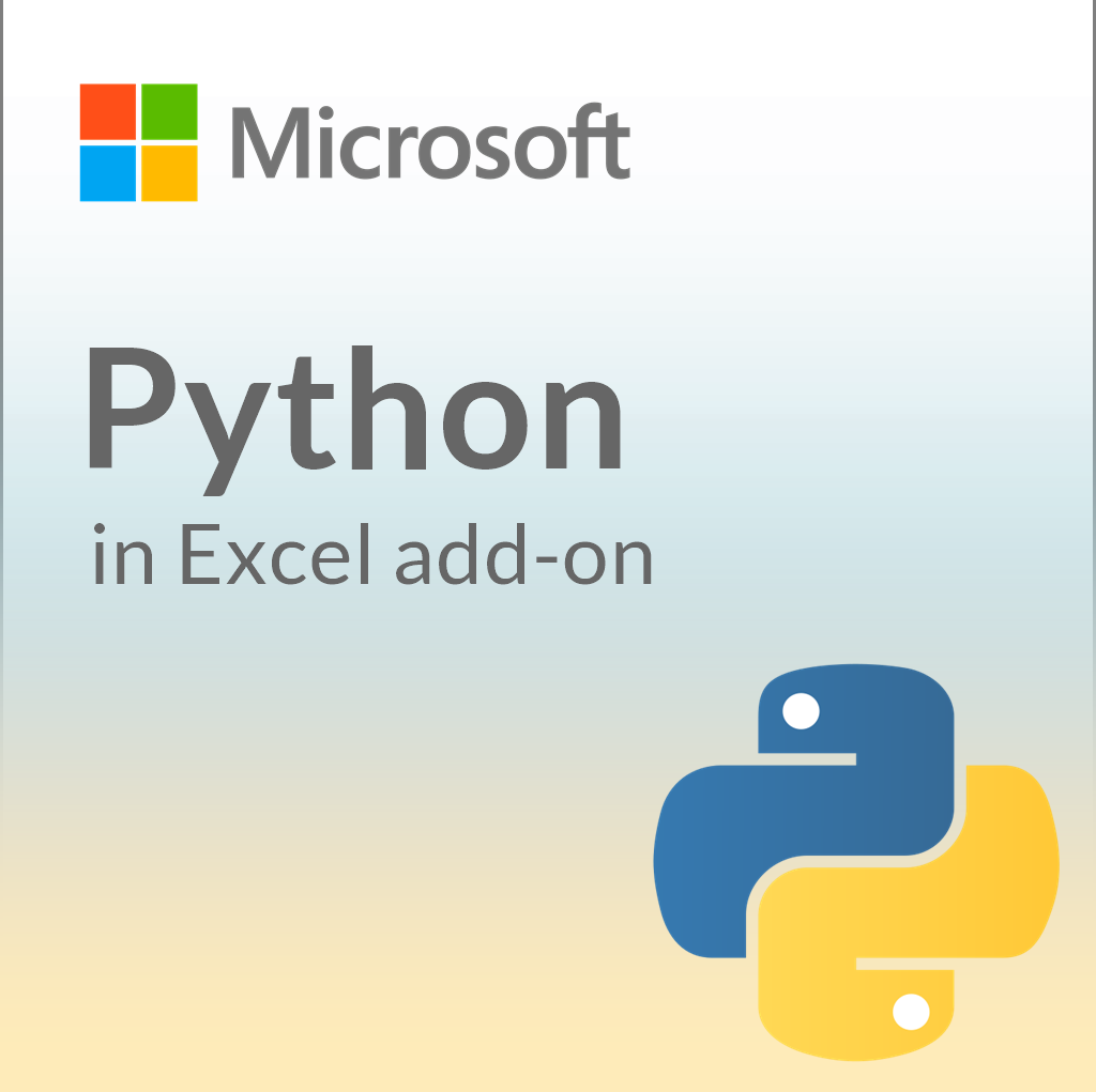 Microsoft Python Excel Add-on NCE