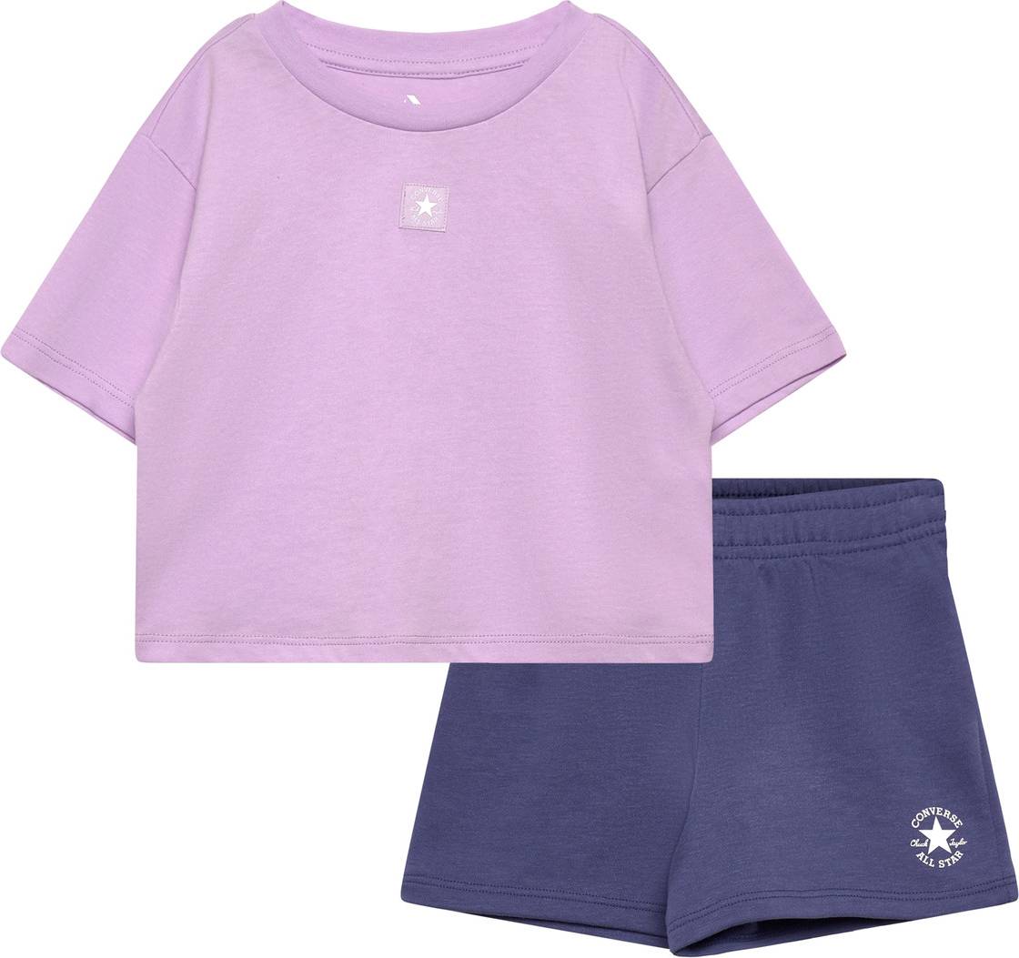 Converse Cnvg Boxy Tee And Short Set - Multi/Patterned