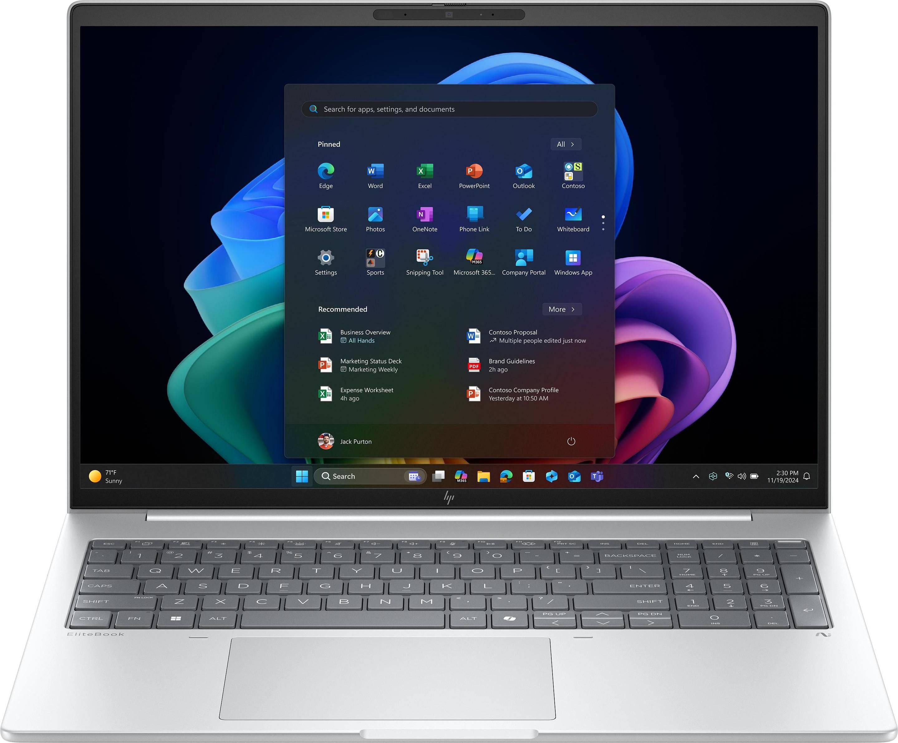 HP EliteBook 8 G1a 16 Inch Notebook Next Gen AI PC