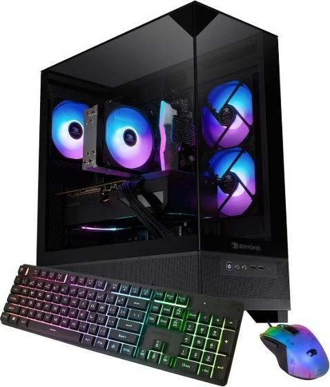 Rx 9060 iBuyPower Element SE Gaming PC Desktop AMD Ryzen 5 8400F Radeon RX 9060XT