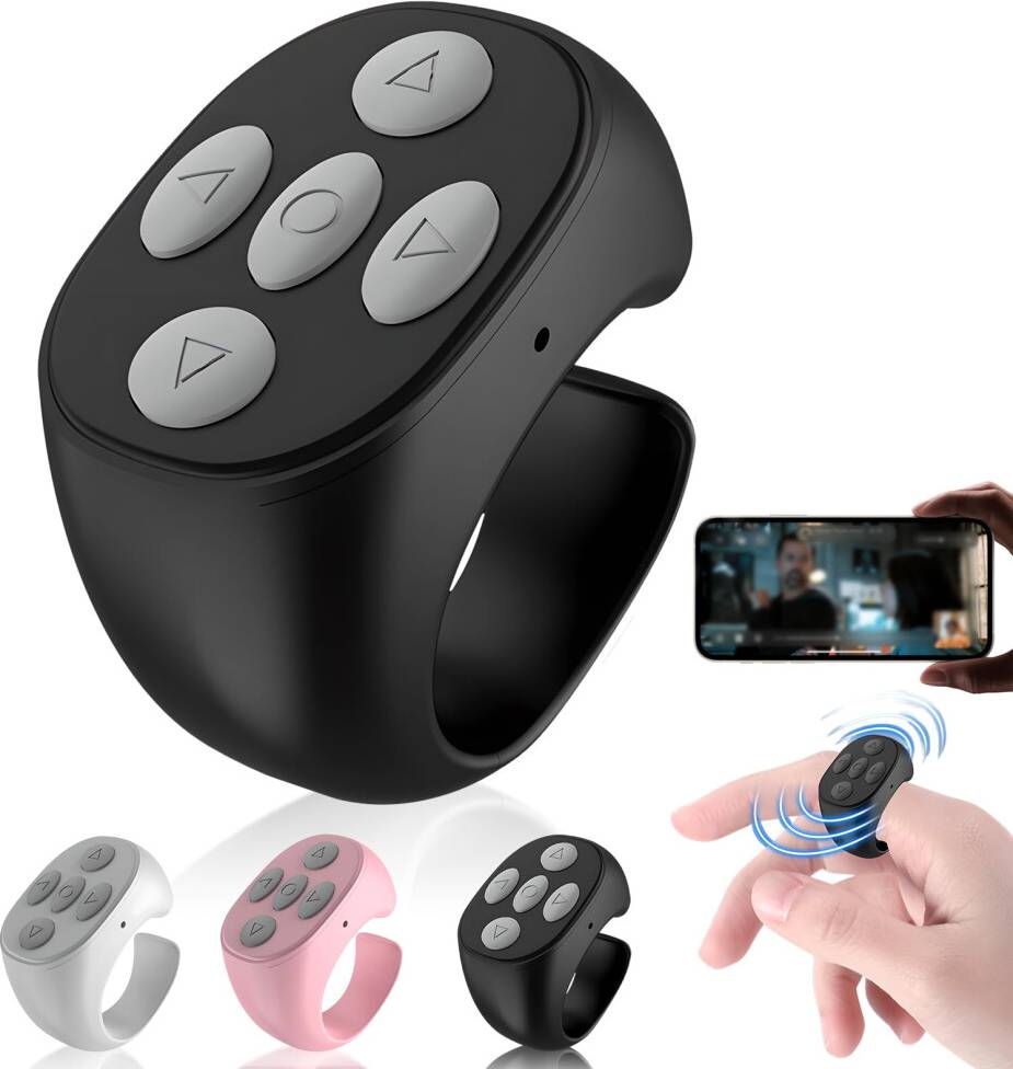 Fingertip Wireless Bluetooth Remote Control 2025