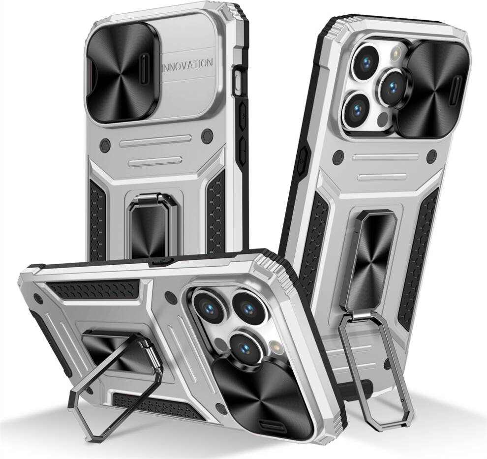 BOSHENG Slide Camera Lens Protection Case For iPhone 13 Pro