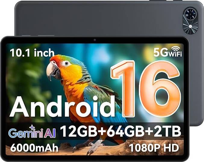 TABWEE Latest Android 15 Tablet 10.5 Inch HD IPS