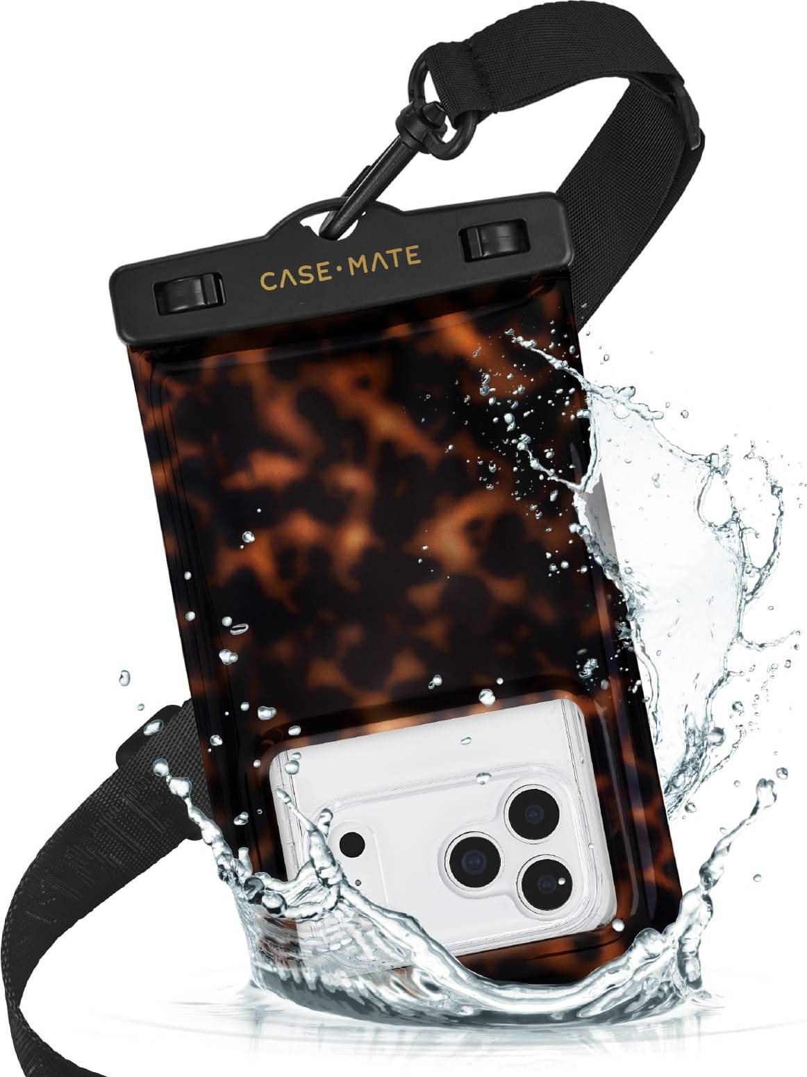 Case-Mate Waterproof Floating Pouch Tortoiseshell