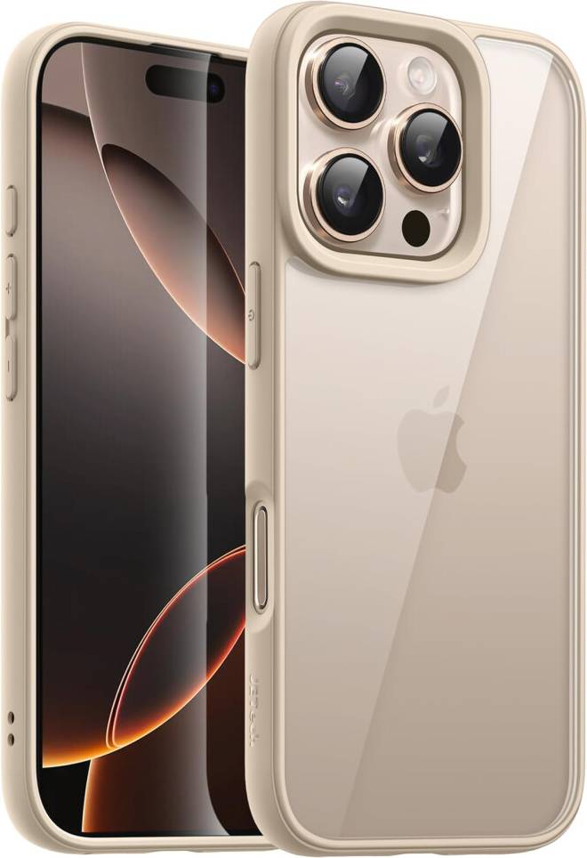 Iphone 16 pro titanium desert JeTech Shockproof Phone 16 Pro Max Case