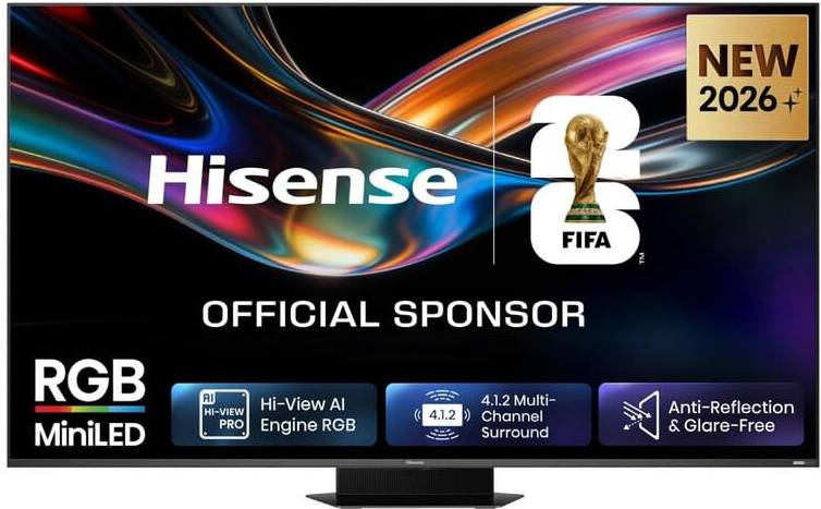 85 inch tv Hisense 85UR9S 85 Inch MiniLED TV
