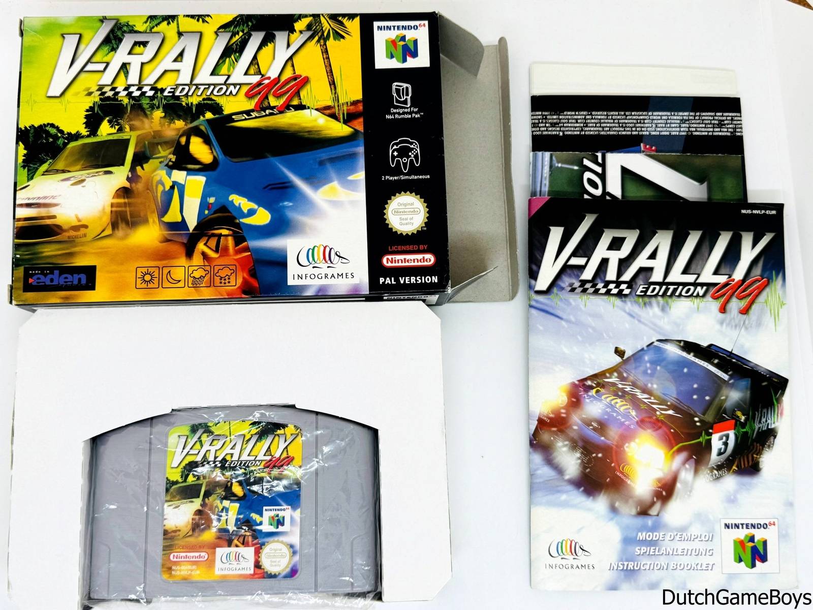V-Rally Edition 99 - Nintendo 64 PAL Game