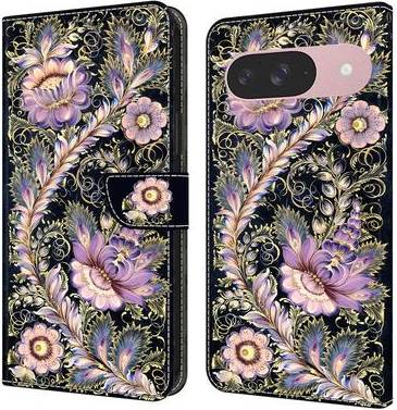 Google Pixel 9 Pro Wallet Case Pattern Printing Stand