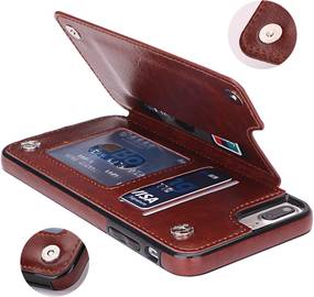 Multi Card Slots PU Wallet Case