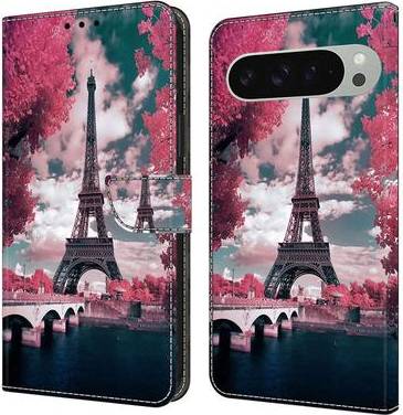 Google Pixel 9 Pro XL Wallet Case Pattern Printing Stand