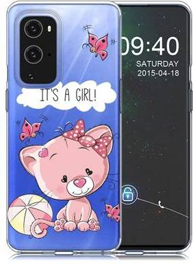 Oneplus 9 OnePlus OnePlus 9 Pro Pink Cat Case