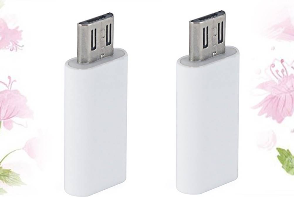 Adapter micro usb til usb c 2pcs Type-C To Micro USB Adapter