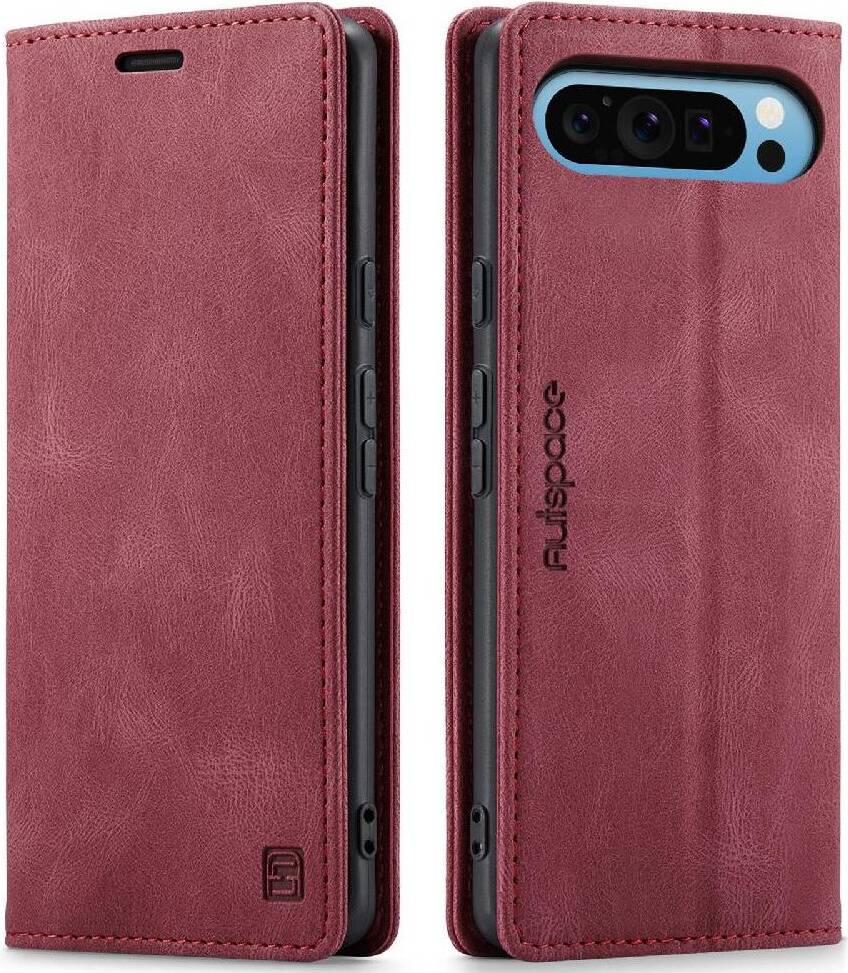 GANGXUN Red Rfid Blocking Case Pixel 9