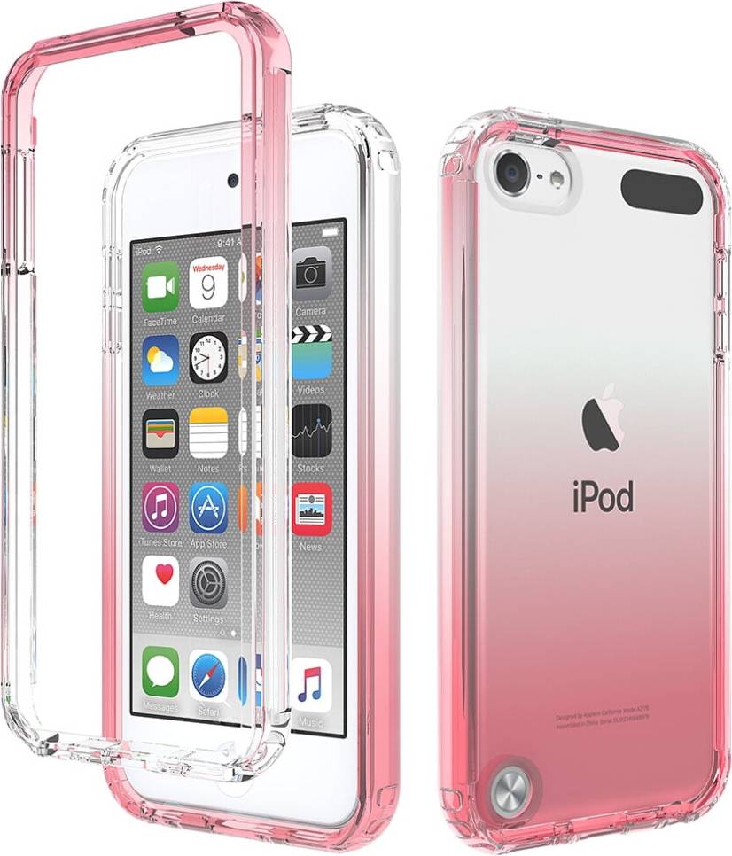 Apple ipod touch Gradient Clear Rugged Case for iPod Touch 7th 6th 5th Gen