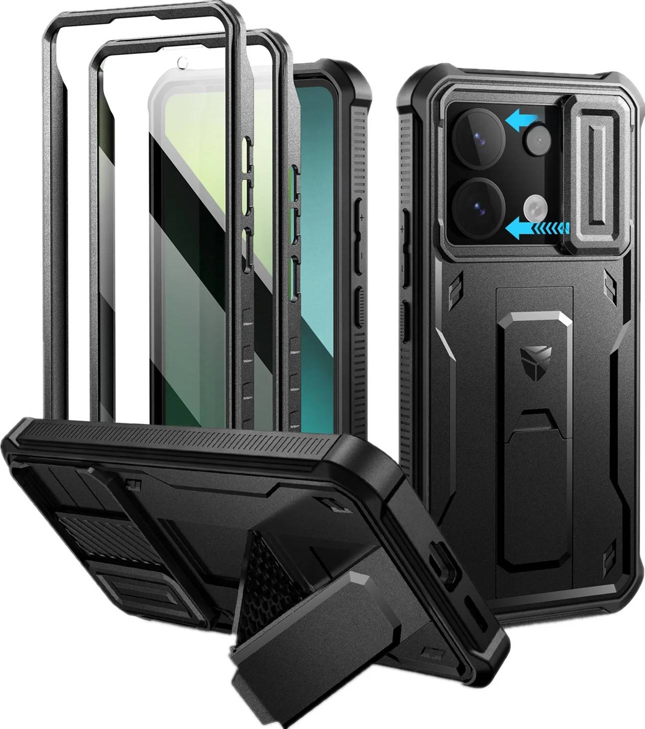 Dexnor Redmi Note 13 Pro 5G Rugged Armor Case