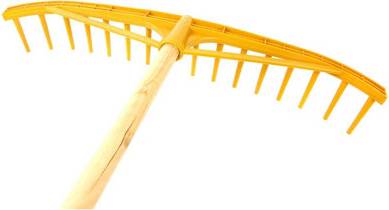 Plastic Garden Rake 63 Cm