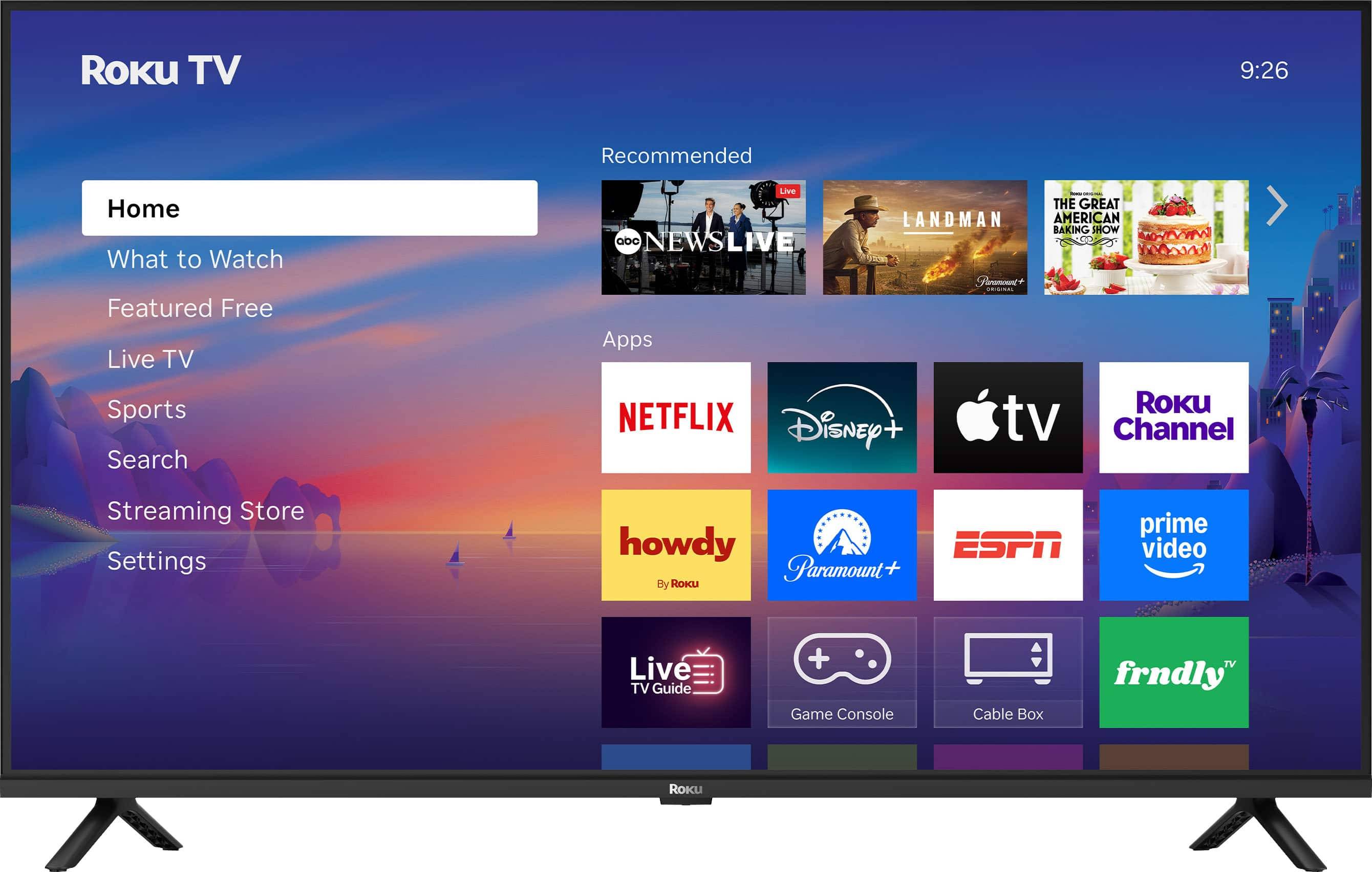 Roku 43 Inch Class Select 4K LED Smart RokuTV