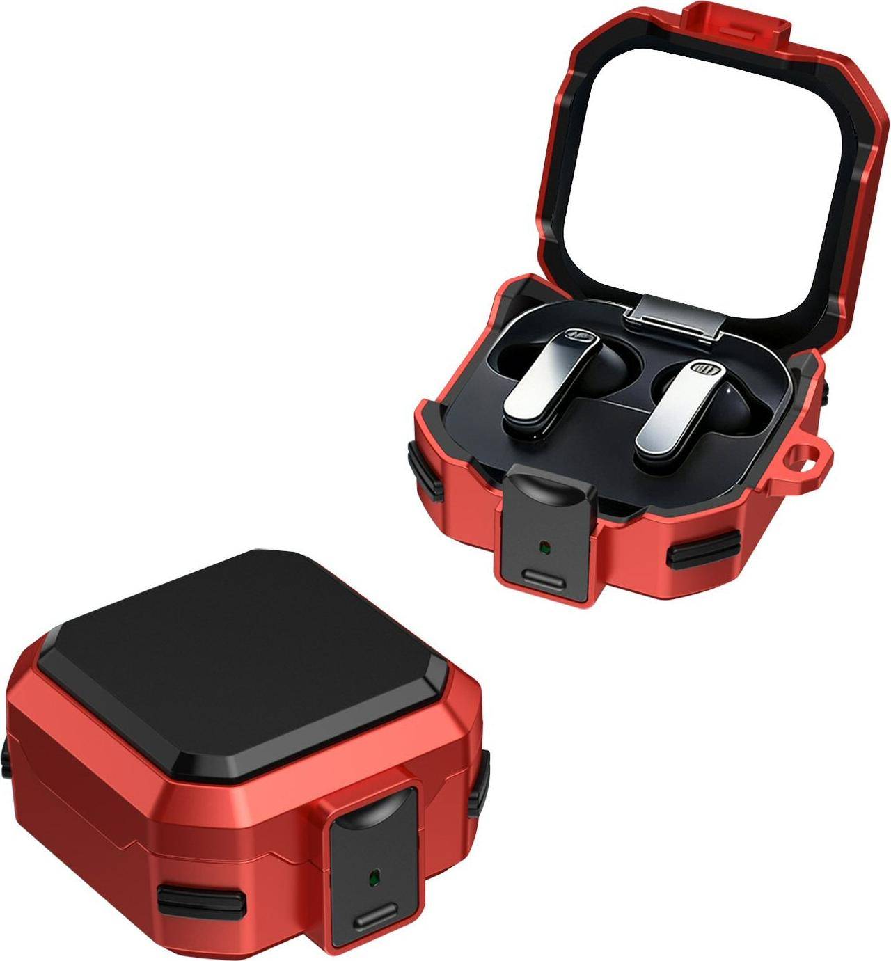 Galaxy buds 4 pro FoneFunShop Pro Armor Rugged Case Galaxy Buds 4 4 Pro Red