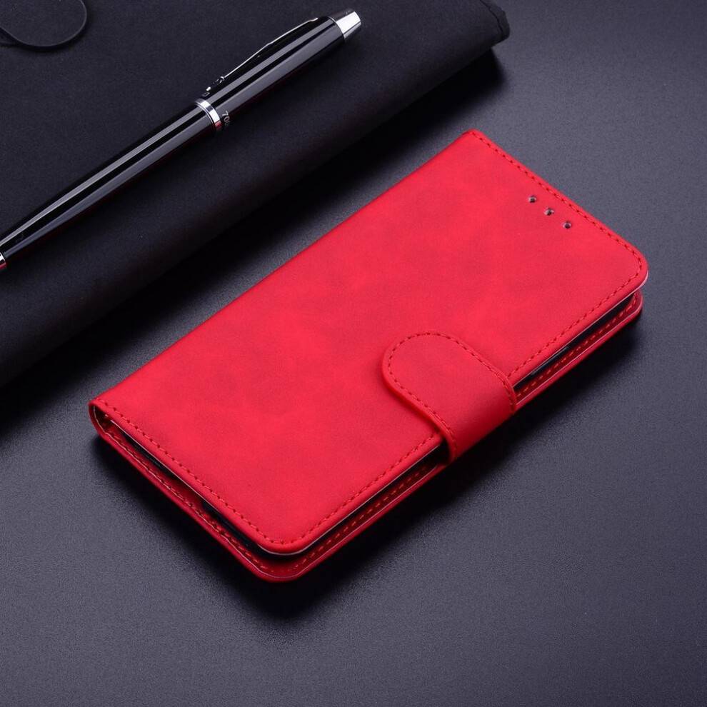 Xiaomi redmi note 13 pro 5g 8 Solid Color Skin Leather Phone Wallet Case