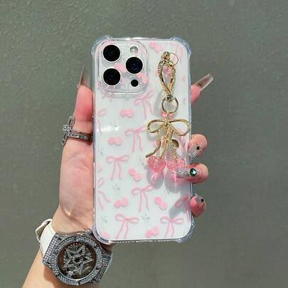 Shein Transparent Solid Color Phone Case