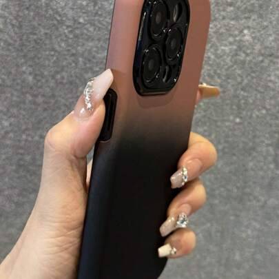 Shein Cute Gradient Color Shockproof Phone Case