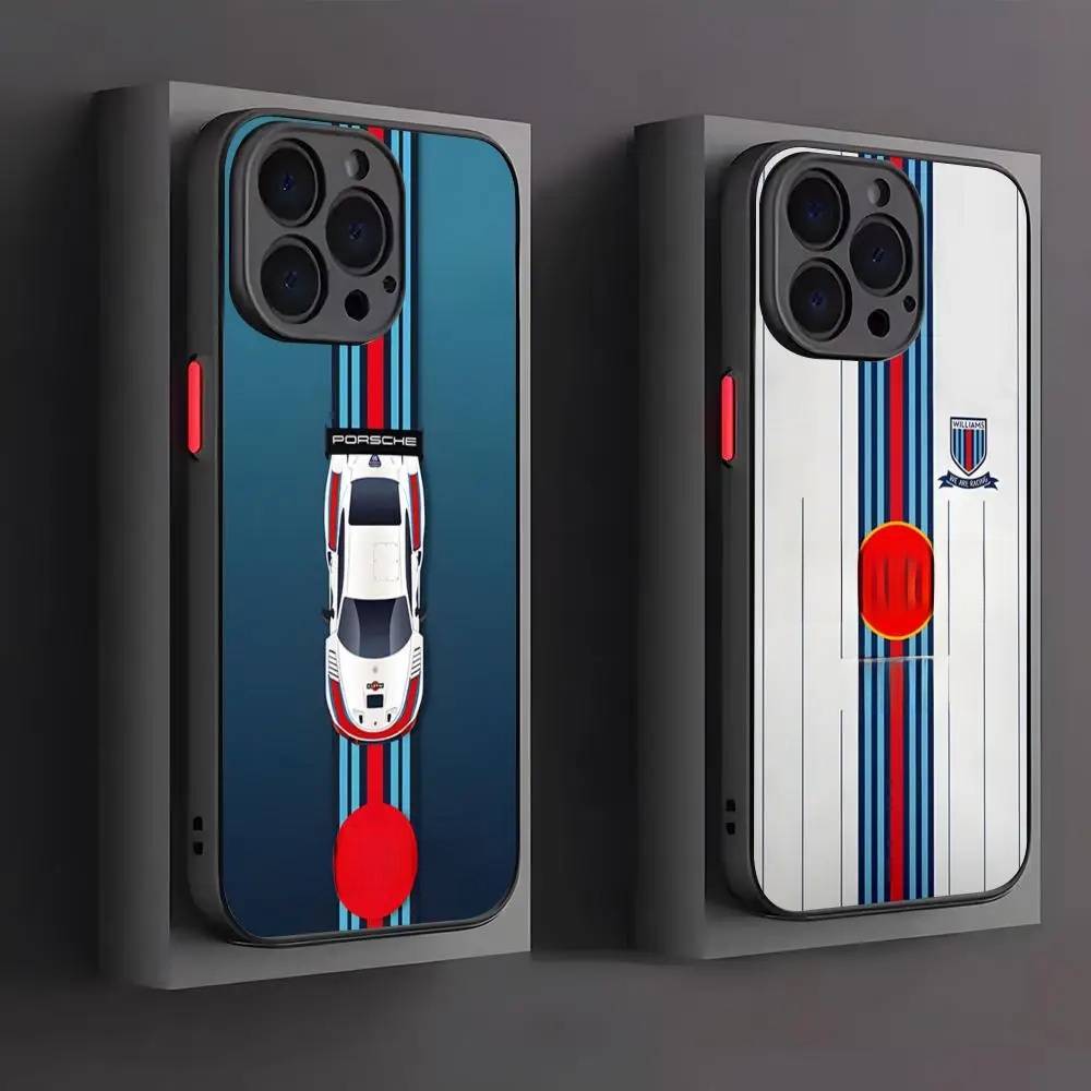 Martini Racing Colours Print Phone Case