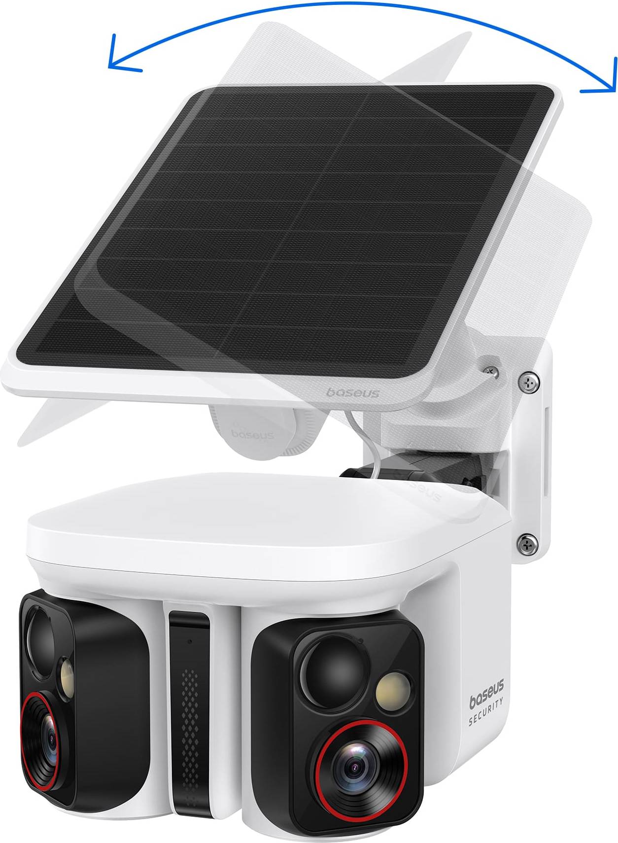 Home security system Baseus 3K AI Dual-Lens Solar Security System