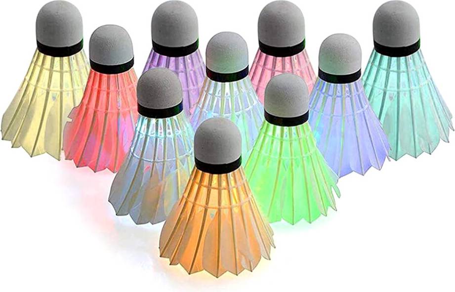 LED Badminton Shuttlecocks - Long-lasting Light