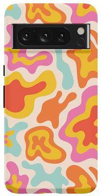 Pixel 8 pro Casely Abstract Retro Google Pixel 8 Pro Case