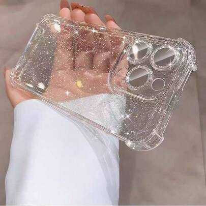 Shein Diamond Shiny Quadrangular Phone Case