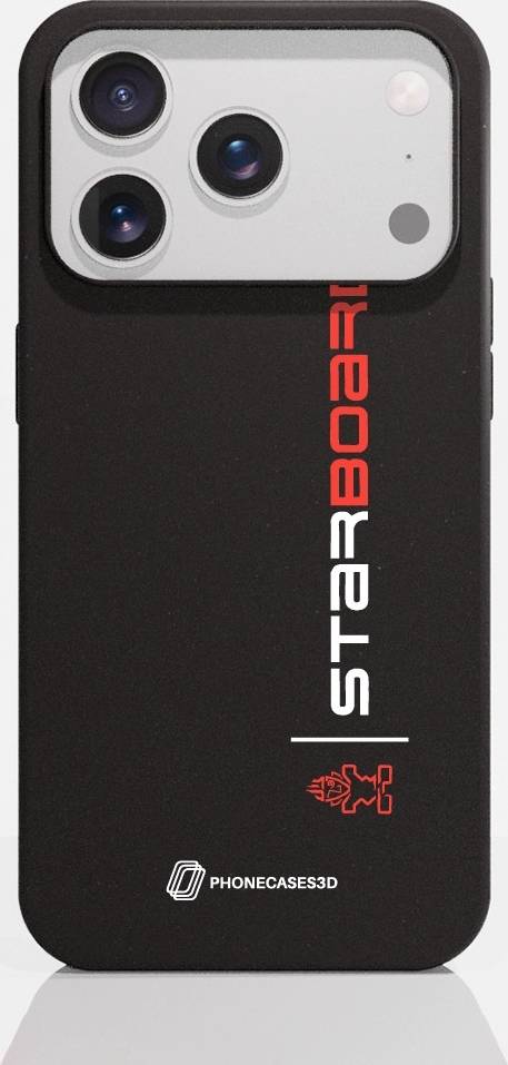 Starboard iPhone 17 Pro Max Composterbart Cover Sort