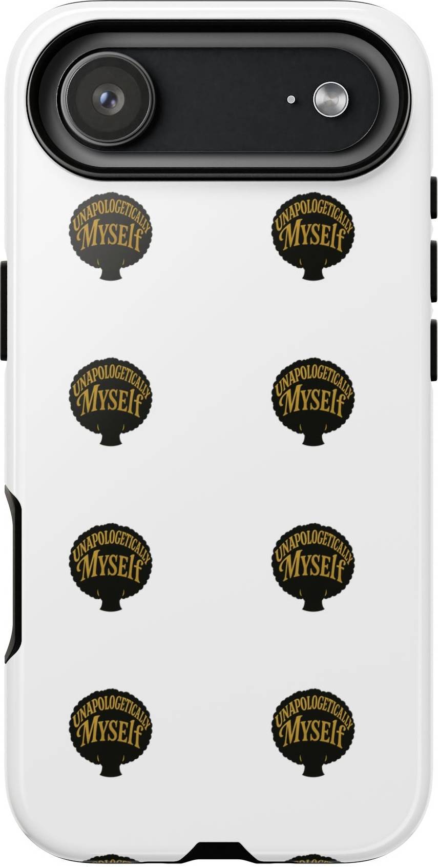 Retro Myself Badge Pattern Phone Case