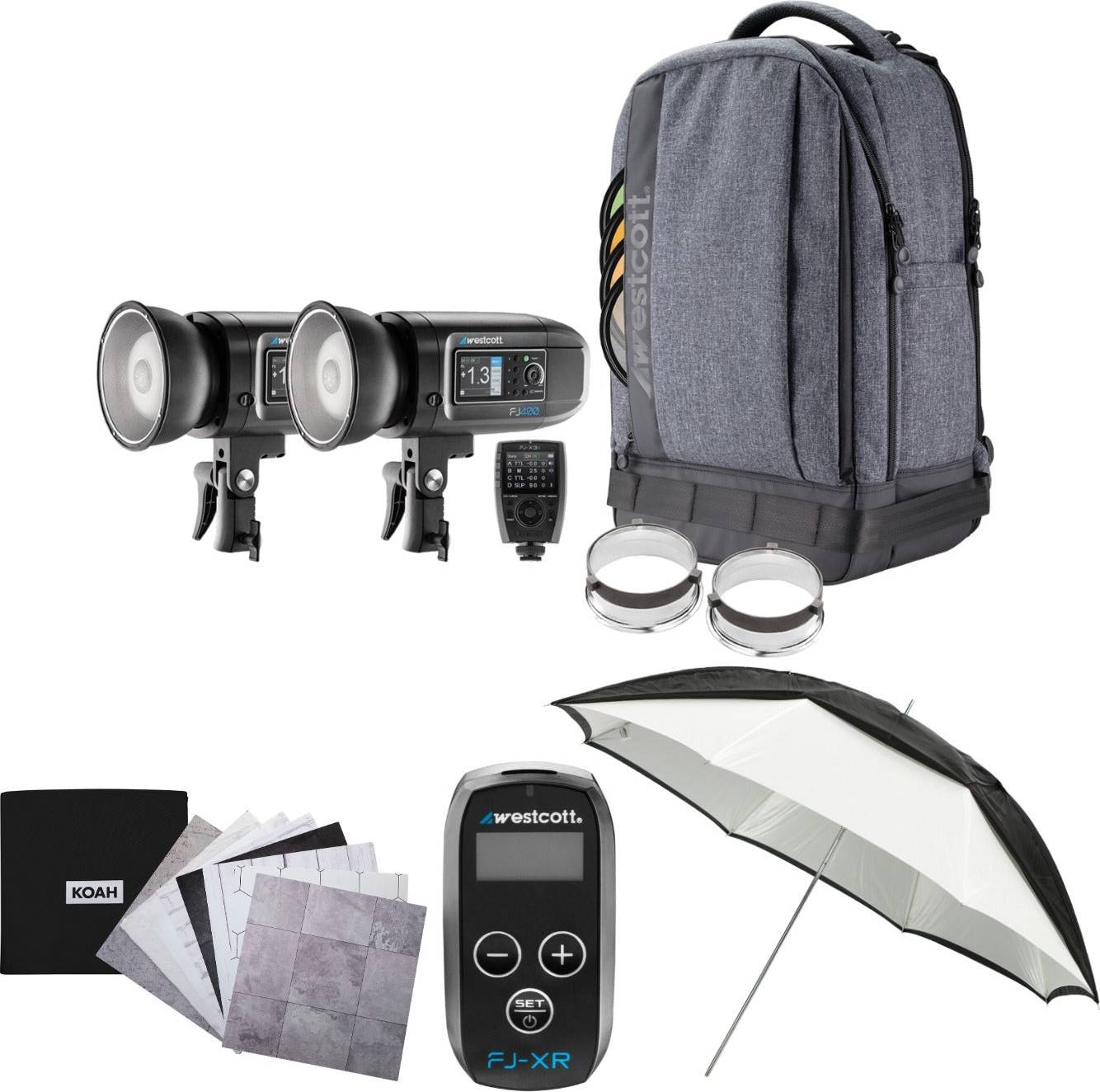 Westcott FJ400 Strobe 2-Light Backpack Kit