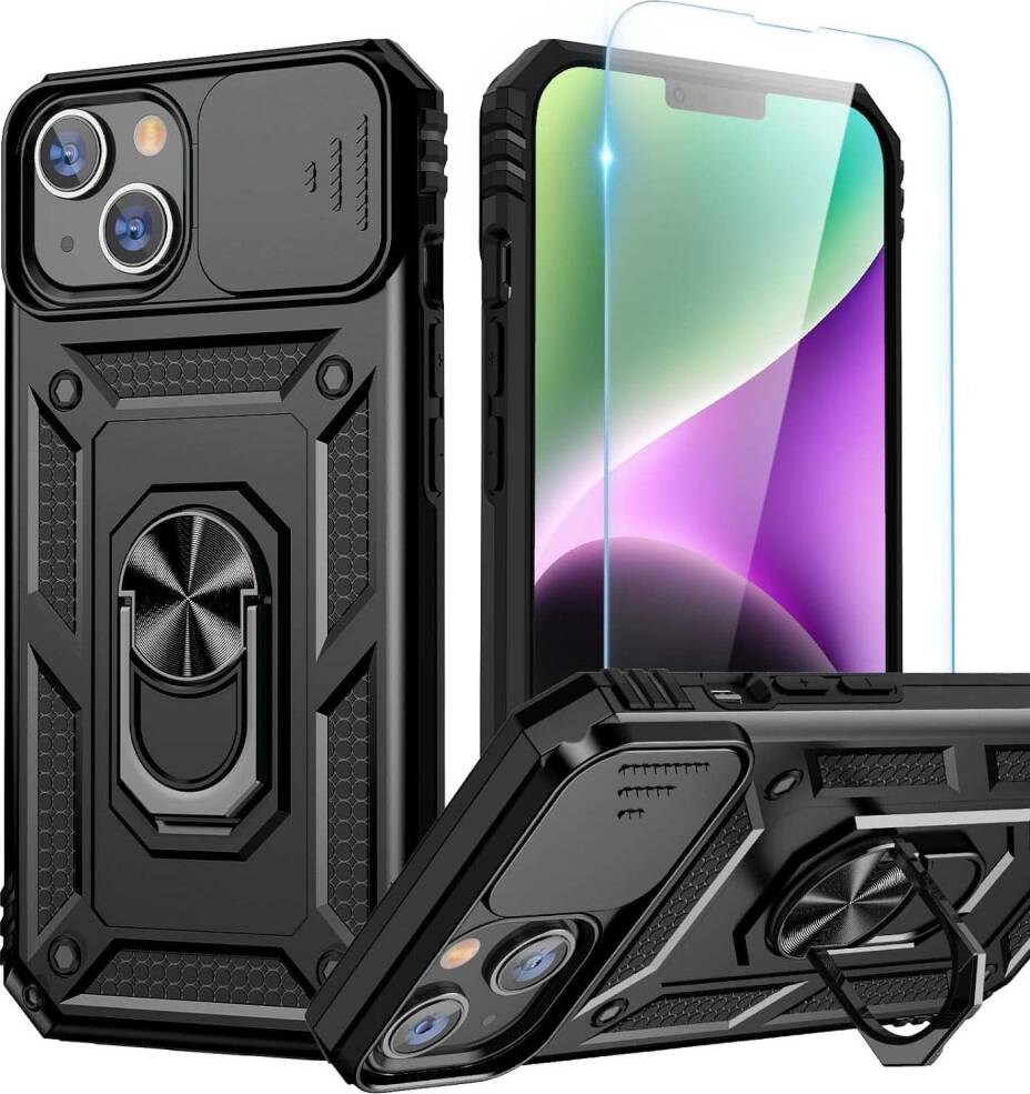 Screen protector iphone 14 plus iPhone 14 Plus Case with Screen Protector