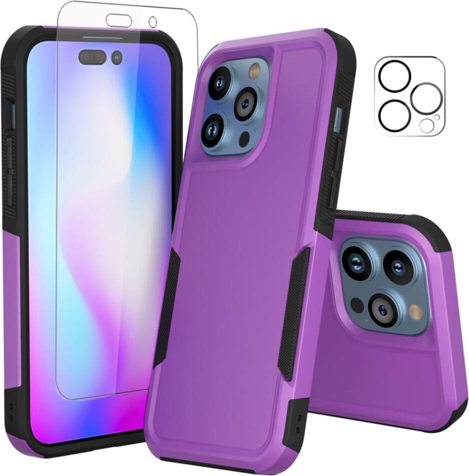 Screen protector iphone 14 plus iPhone 14 Plus Case Screen Camera Lens Protector