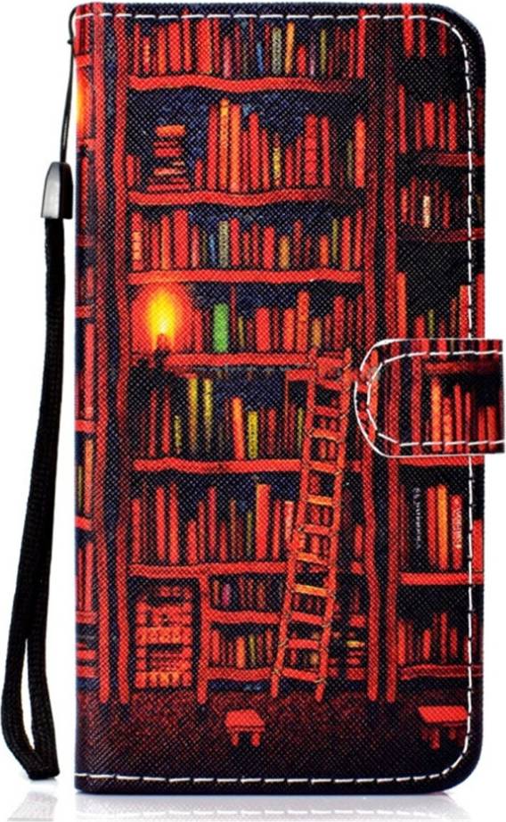Keshen Pattern Colored Drawing Horizontal Flip Leather Case