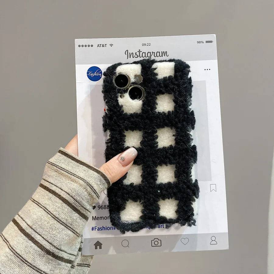 Apple iphone se 3rd generation Color Block Chessboard Pattern Phone Case