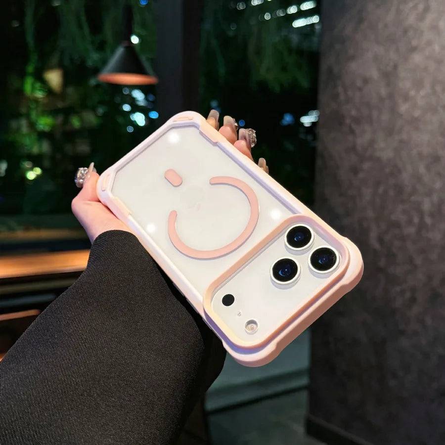 Iphone 16 pro desert Panda Shell Dual Color Anti-Fall Magnetic Protection