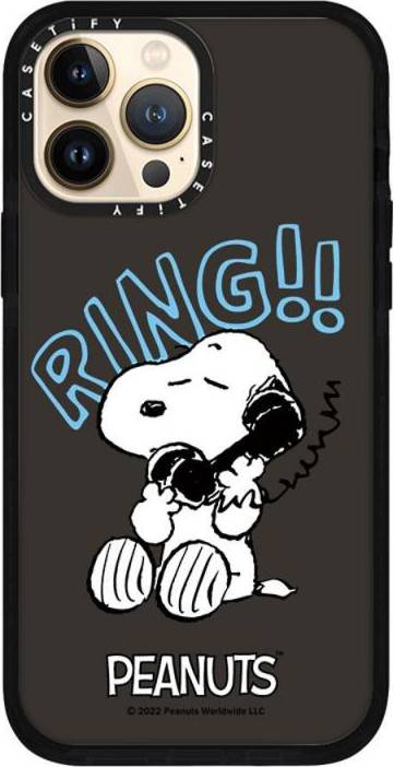 MINISO Cute Peanuts Snoopy Call Sticker Case