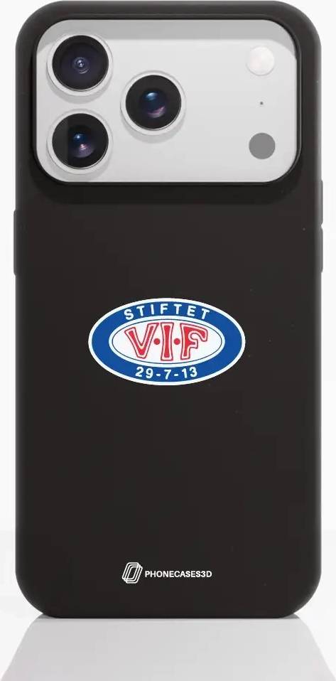 VIF iPhone 17 Pro Komposterbart Cover Sort